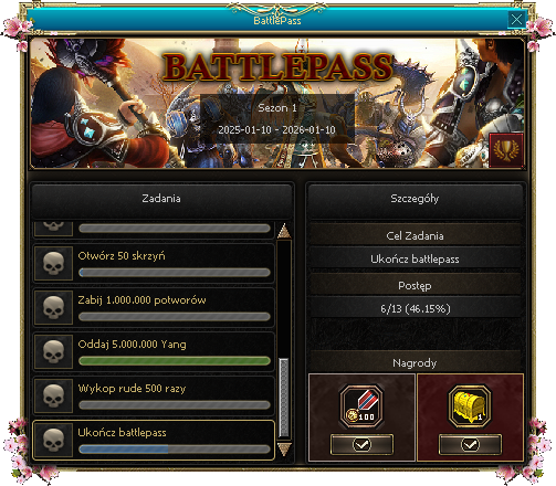 Okno: Battlepass